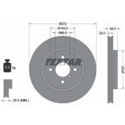 Textar | Bremsscheibe | 92255303