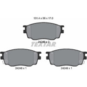 Textar | Bremsbelagsatz, Scheibenbremse | 2424601