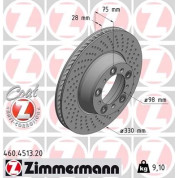 Zimmermann | Bremsscheibe | 460.4513.20