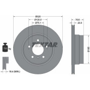 Textar | Bremsscheibe | 92161103