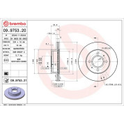 Brembo | Bremsscheibe | 09.9753.21