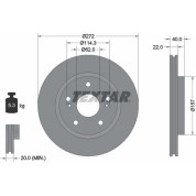 Textar | Bremsscheibe | 92289403
