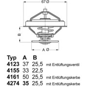 Wahler | Thermostat, Kühlmittel | 4123.80D
