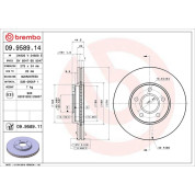 Brembo | Bremsscheibe | 09.9589.11