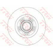 TRW | Bremsscheibe | DF6203BS