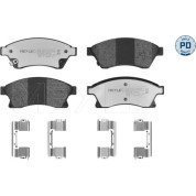 Meyle | Bremsbelagsatz, Scheibenbremse | 025 250 3118/PD