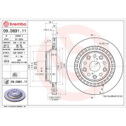 Brembo | Bremsscheibe | 09.D691.11