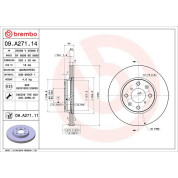 Brembo | Bremsscheibe | 09.A271.11