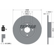 Textar | Bremsscheibe | 92169203