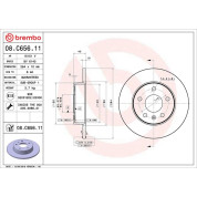 Brembo | Bremsscheibe | 08.C656.11