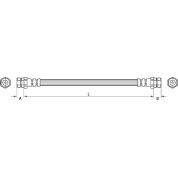 Metzger | Bremsschlauch | 4110883