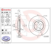 Brembo | Bremsscheibe | 09.A196.11