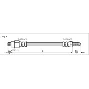 Metzger | Bremsschlauch | 4113239