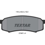 Textar | Bremsbelagsatz, Scheibenbremse | 2194701