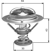 Gates | Thermostat, Kühlmittel | TH27078G1