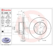 Brembo | Bremsscheibe | 09.9080.10