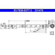 ATE | Bremsschlauch | 83.7838-0377.3