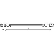 Metzger | Bremsschlauch | 4110521