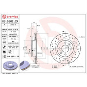 Brembo | Bremsscheibe | 09.5802.2X