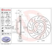 Brembo | Bremsscheibe | 09.A732.11