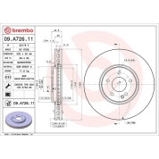 Brembo | Bremsscheibe | 09.A726.11