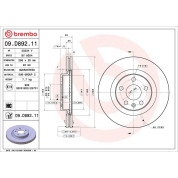Brembo | Bremsscheibe | 09.D892.11