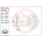 Brembo | Bremsscheibe | 08.B602.10