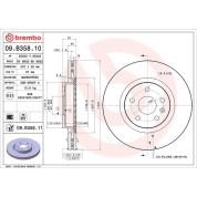 Brembo | Bremsscheibe | 09.B358.11