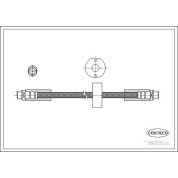 Corteco | Bremsschlauch | 19033516