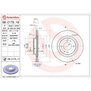 Brembo | Bremsscheibe | 09.C175.11