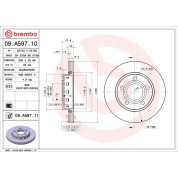 Brembo | Bremsscheibe | 09.A597.11
