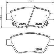Hella Pagid | Bremsbelagsatz, Scheibenbremse | 8DB 355 015-441