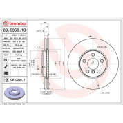Brembo | Bremsscheibe | 09.C350.11