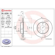 Brembo | Bremsscheibe | 09.A258.10