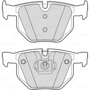Valeo | Bremsbelagsatz, Scheibenbremse | 601725