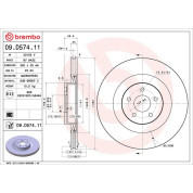 Brembo | Bremsscheibe | 09.D574.11