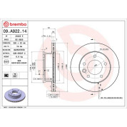 Brembo | Bremsscheibe | 09.A922.14