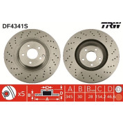 TRW | Bremsscheibe | DF4341S