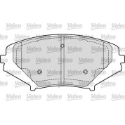 Valeo | Bremsbelagsatz, Scheibenbremse | 601651