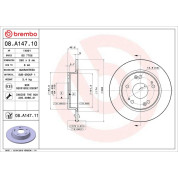 Brembo | Bremsscheibe | 08.A147.11