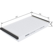 BOSCH | Filter, Innenraumluft | 1 987 432 059