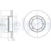 Delphi | Bremsscheibe | BG4344