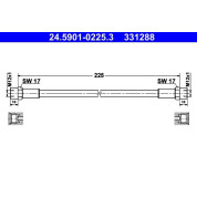 ATE | Kupplungsschlauch | 24.5901-0225.3