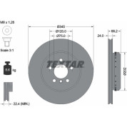 Textar | Bremsscheibe | 92265625