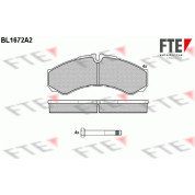 FTE | Bremsbelagsatz, Scheibenbremse | 9500002