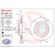 Brembo | Bremsscheibe | 09.A200.11