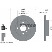 Textar | Bremsscheibe | 92097900