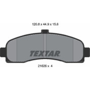 Textar | Bremsbelagsatz, Scheibenbremse | 2162601