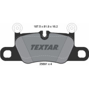 Textar | Bremsbelagsatz, Scheibenbremse | 2569101