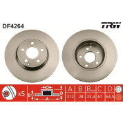 TRW | Bremsscheibe | DF4264